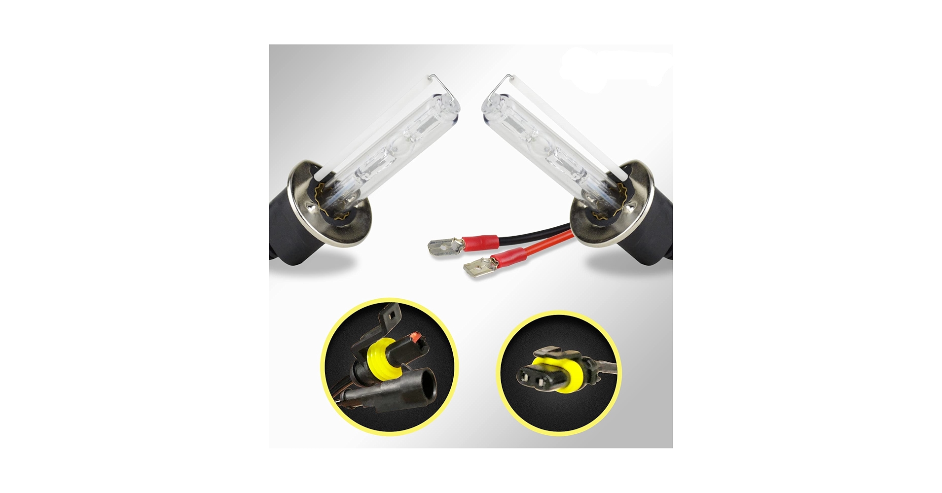 Amazon.com: Innovited HID Xenon H1 6000K Replacement Bulbs